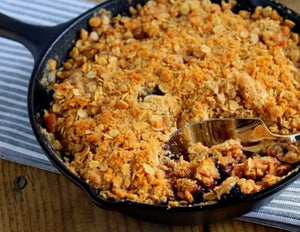 Apple Blueberry Crisp | The Seasonal Crossover Dessert!
